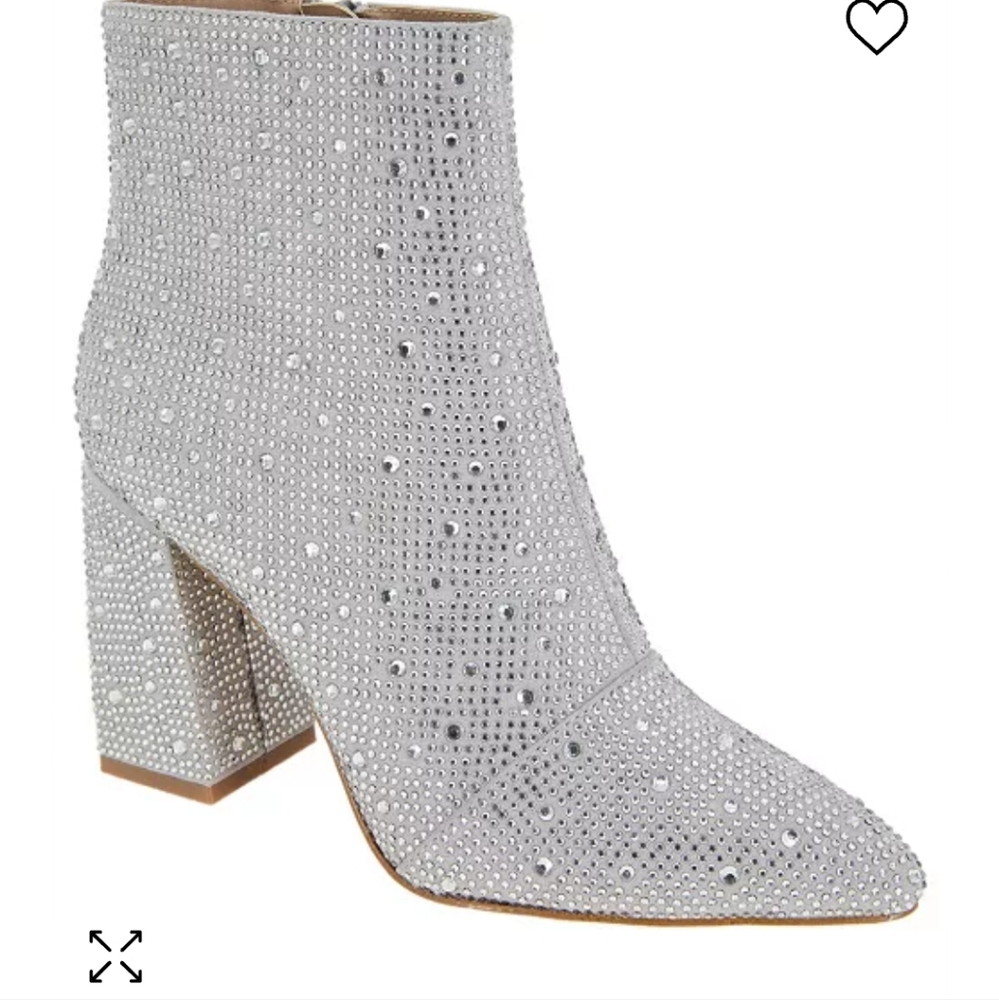 Rhinestone booties